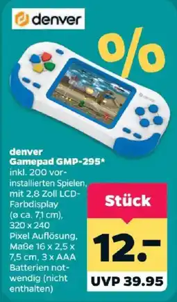 Netto denver Gamepad GMP-295 Angebot
