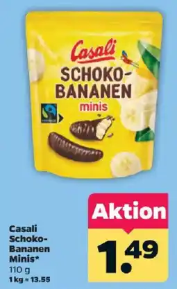 Netto Casali Schoko-Bananen Minis Angebot