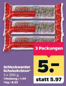 Netto Schluckwerder Schokokränze Angebot