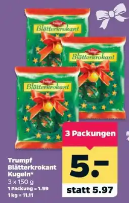 Netto Trumpf Blätterkrokant Kugeln Angebot