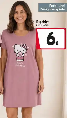 Woolworth Bigshirt Angebot