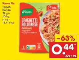 Netto Marken-Discount Knorr Fix Angebot