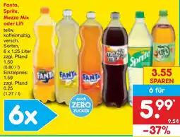 Netto Marken-Discount Fanta, Sprite, Mezzo Mix oder Lift Angebot