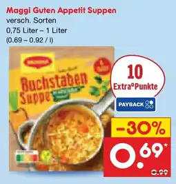Netto Marken-Discount Maggi Guten Appetit Suppen Angebot