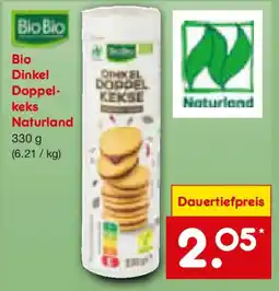 Netto Marken-Discount Bio Dinkel Doppelkeks Naturland Angebot