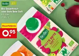 Netto Marken-Discount Bio-Sauerkraut- oder Rote Bete Saft Angebot