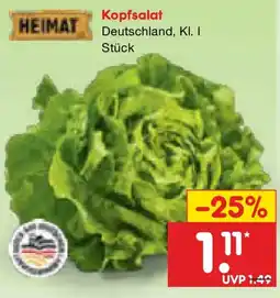 Netto Marken-Discount Kopfsalat Angebot