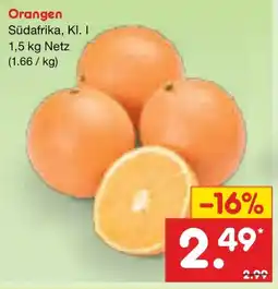 Netto Marken-Discount Orangen Angebot