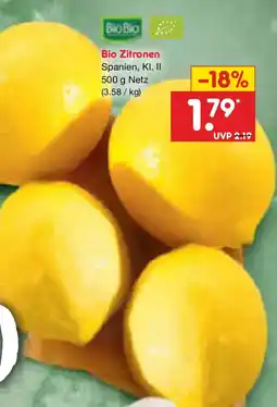 Netto Marken-Discount Bio Zitronen Angebot