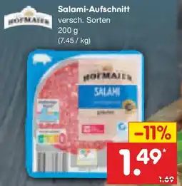 Netto Marken-Discount Salami-Aufschnitt Angebot