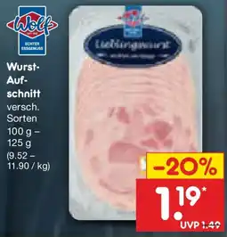 Netto Marken-Discount Wurst- Aufschnitt Angebot