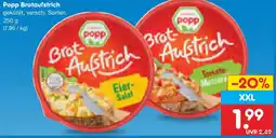 Netto Marken-Discount Popp Brotaufstrich Angebot