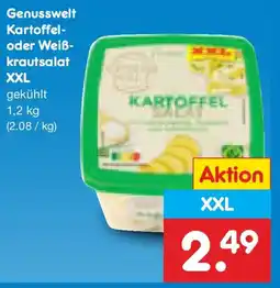 Netto Marken-Discount Genusswelt Kartoffel- oder Weißkrautsalat XXL Angebot