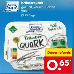 Netto Marken-Discount Gutes Land Kräuterquark Angebot