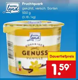 Netto Marken-Discount Gutes Land Fruchtquark Angebot