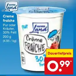 Netto Marken-Discount GUTES Land Creme fraiche Angebot