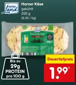 Netto Marken-Discount GUTES Land Harzer Käse Angebot