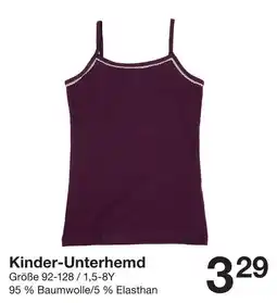 Zeeman Kinder-Unterhemd Angebot