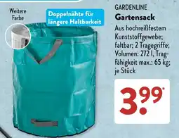 Aldi Süd GARDENLINE Gartensack Angebot