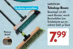 Aldi Süd GARDENLINE Teleskop-Besen Angebot