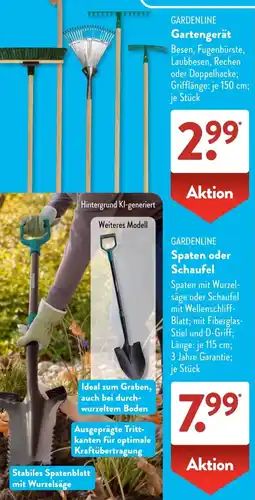 Aldi Süd GARDENLINE Gartengerät Angebot