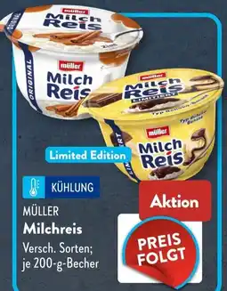Aldi Süd MÜLLER Milchreis Angebot