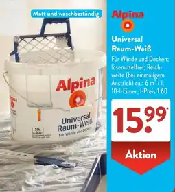 Aldi Süd Alpina Universal Raum-Weiß Angebot
