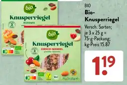 Aldi Süd bio Knusperriegel Angebot