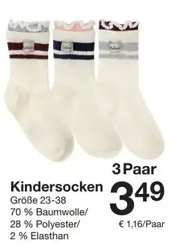 Zeeman Kindersocken Angebot