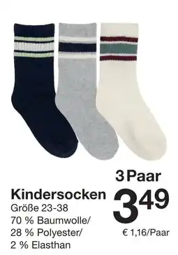 Zeeman Kindersocken Angebot