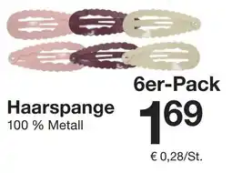 Zeeman Haarspange Angebot