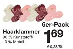 Zeeman Haarklammer Angebot