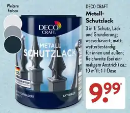 Aldi Süd DECO CRAFT Metall-Schutzlack Angebot