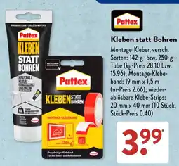 Aldi Süd Pattex Kleben statt Bohren Angebot