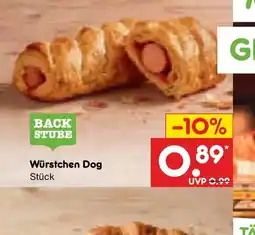 Netto Marken-Discount BACKSTUBE Würstchen Dog Angebot