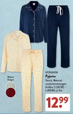 Aldi Süd UP2FASHION Pyjama Angebot