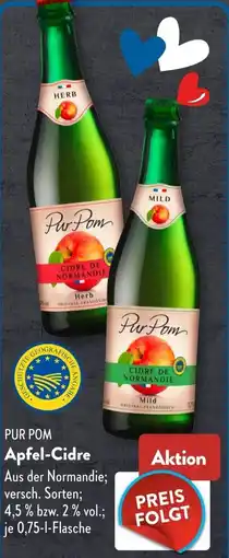 Aldi Süd Pur Pom Apfel-Cidre Angebot