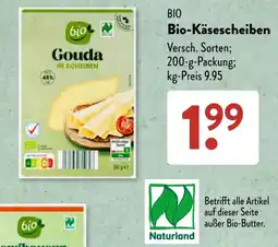 Aldi Süd Bio-Käsescheiben Angebot