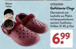 Aldi Süd UP2FASHION Gefütterte Clogs Angebot