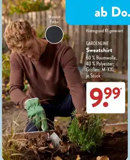 Aldi Süd GARDENLINE Sweatshirt Angebot