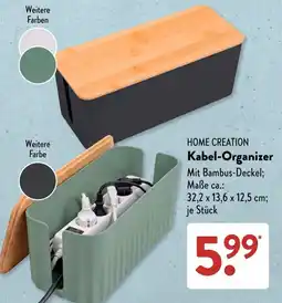 Aldi Süd HOME CREATION Kabel-Organizer Angebot
