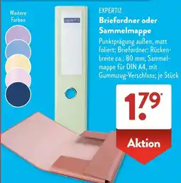Aldi Süd expertiz Briefordner oder Sammelmappe Angebot