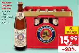 Netto Marken-Discount Paulaner Oktoberfest Bier Angebot