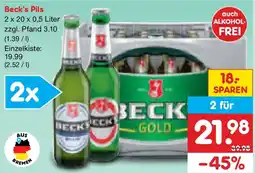 Netto Marken-Discount Beck's Pils Angebot