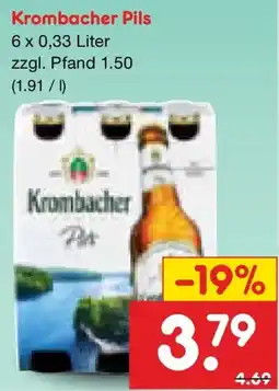 Netto Marken-Discount Krombacher Pils Angebot