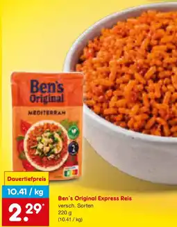 Netto Marken-Discount Ben's Original Express Reis Angebot