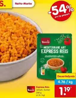 Netto Marken-Discount Bonrisi Express Reis Angebot