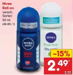 Netto Marken-Discount Nivea Roll-on Angebot