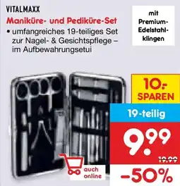 Netto Marken-Discount VITALMAXX Maniküre und Pediküre-Set Angebot