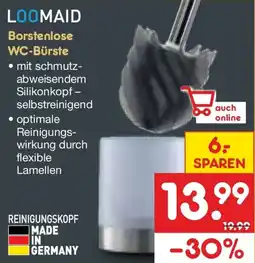 Netto Marken-Discount LOOMAID Borstenlose WC-Bürste Angebot